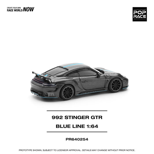 (Pre-Order) POP Race - 992 Stinger GTR Blue Line