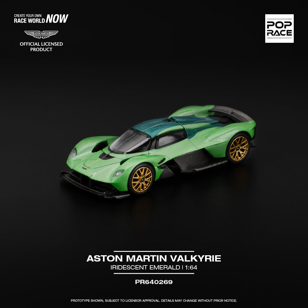 (Pre-Order) POP Race - Aston Martin Valkyrie Iridescent Emerald