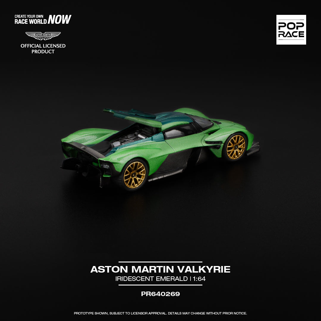 (Pre-Order) POP Race - Aston Martin Valkyrie Iridescent Emerald