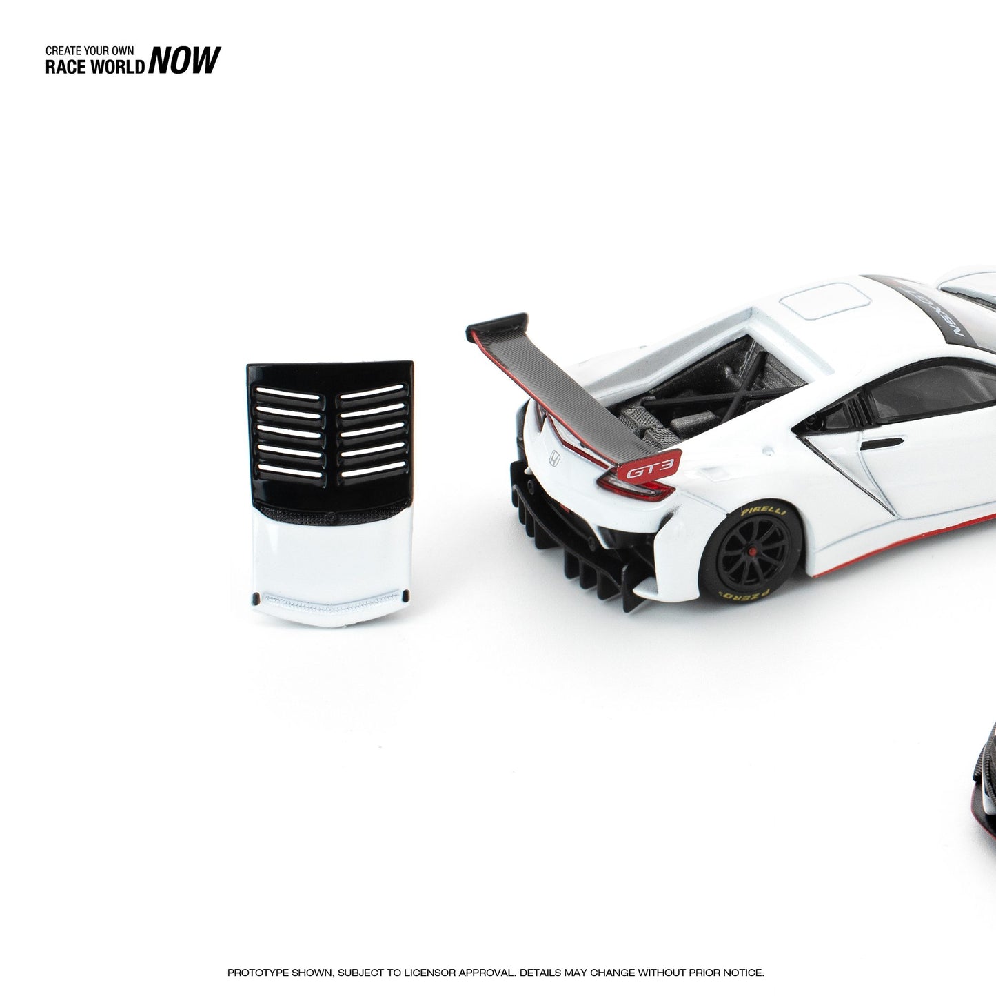 (Pre-Order) POP Race - Honda NSK GT3 EVO22 White
