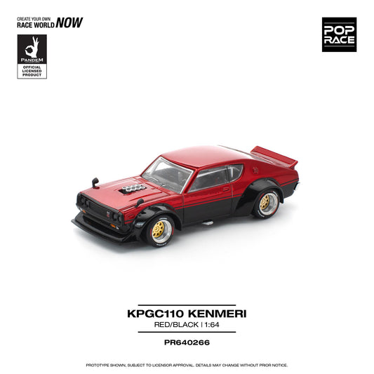 (Pre-Order) POP Race - KPGC110 Kenmeri Red/Black