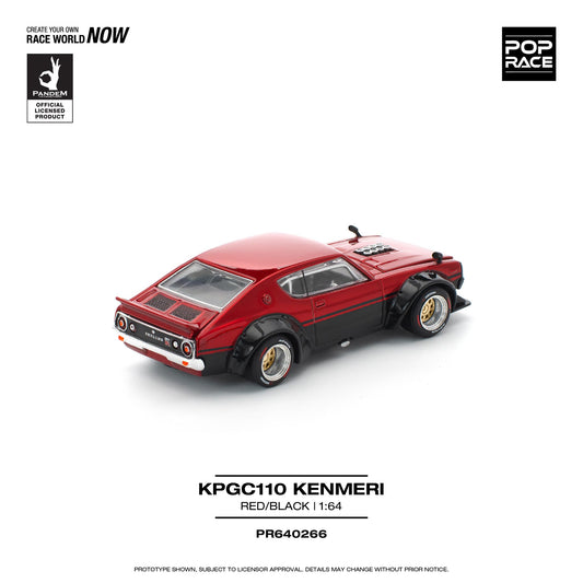 (Pre-Order) POP Race - KPGC110 Kenmeri Red/Black