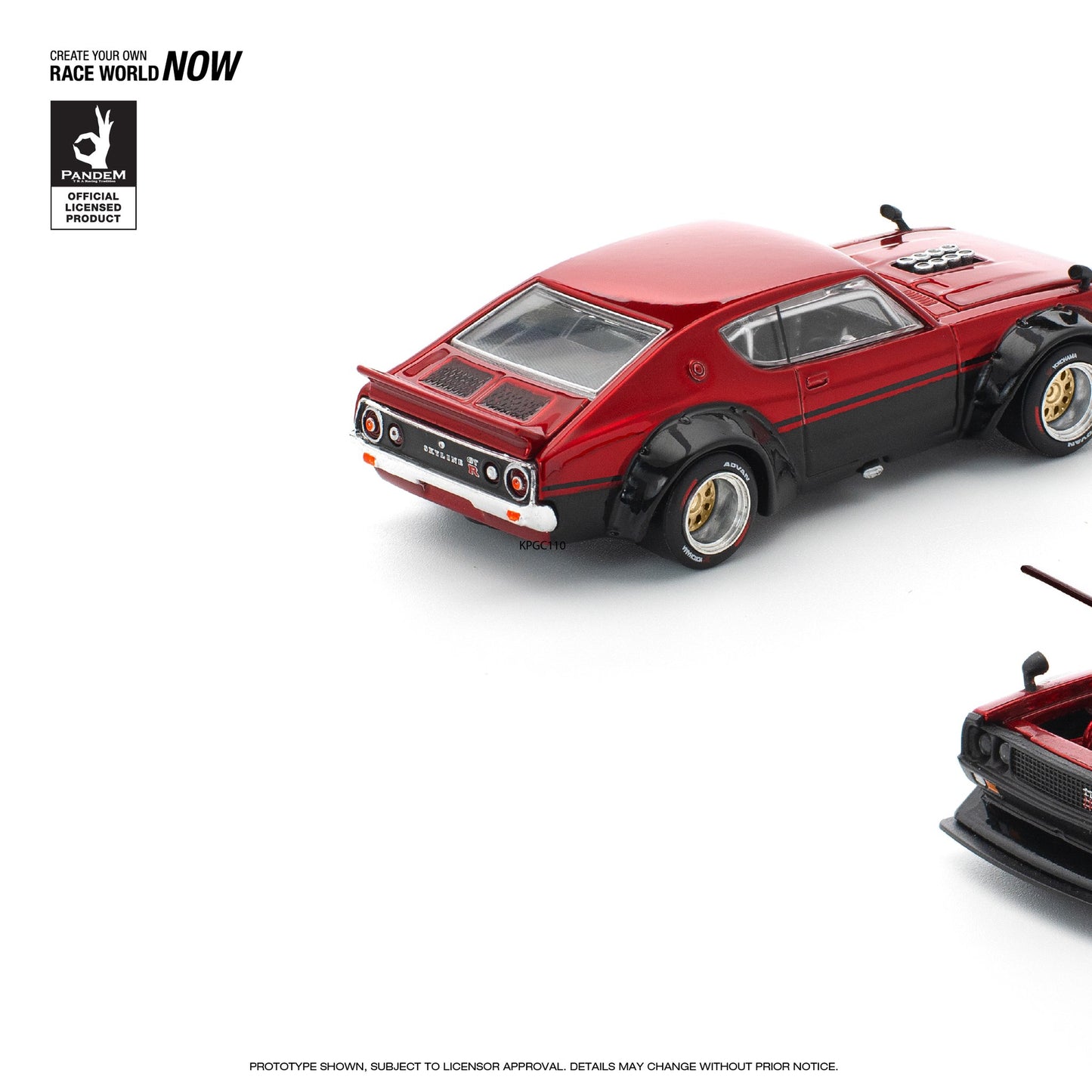 (Pre-Order) POP Race - KPGC110 Kenmeri Red/Black
