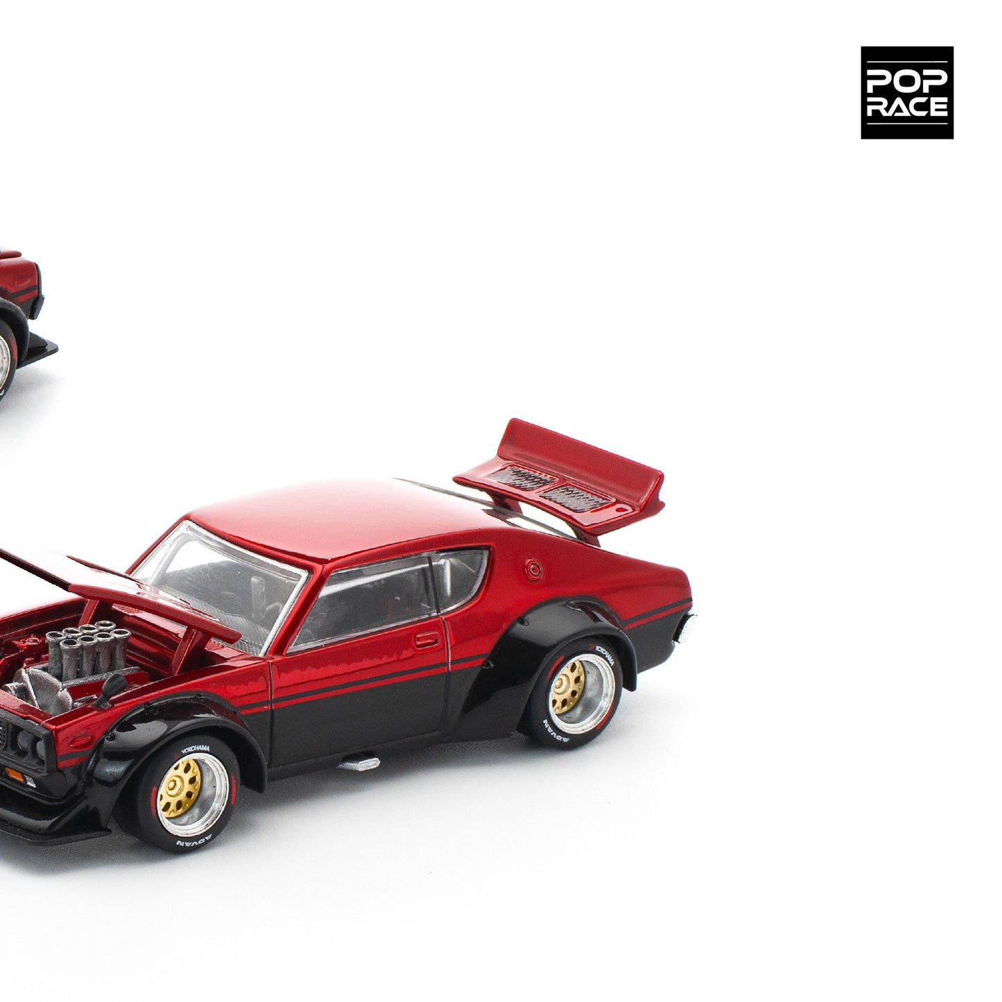 (Pre-Order) POP Race - KPGC110 Kenmeri Red/Black
