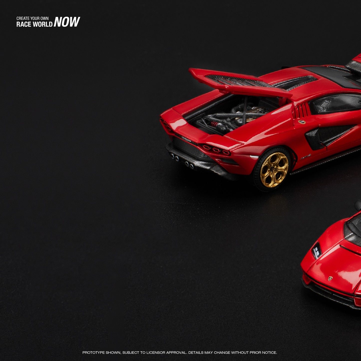(Pre-Order) POP Race - Lamborghini Countach LPI-800 Rosso