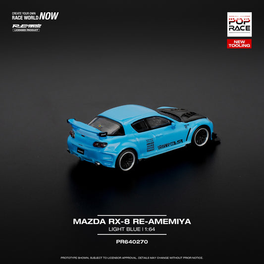 (Pre-Order) POP Race - Mazda RX-8 Re-Amemiya Light Blue
