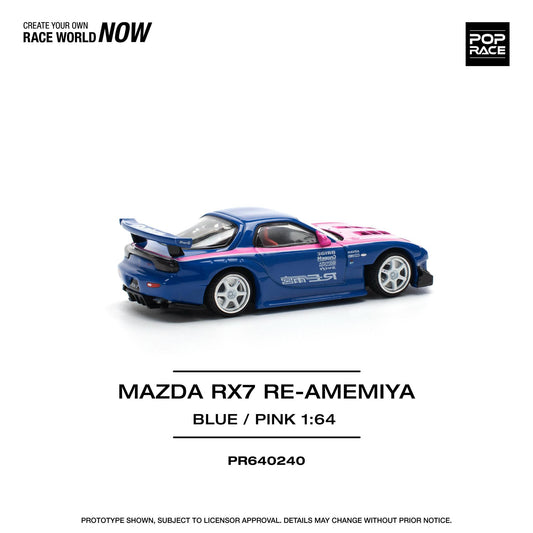 POP Race - Mazda RX7 Re-Amemiya Blue / Pink