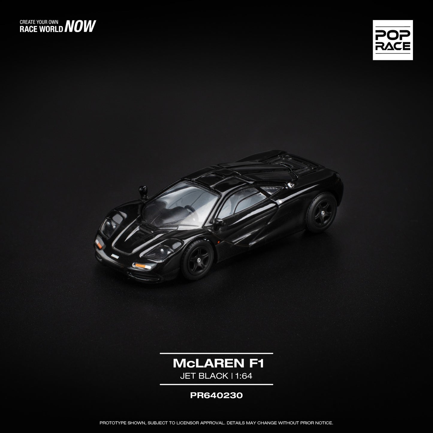 (Pre-Order) POP Race - McLaren F1 Jet Black
