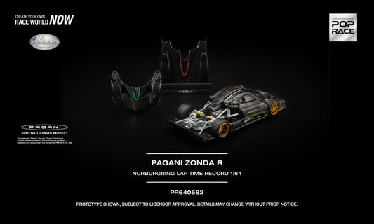 POP RACE Pagani Zonda R Nürburgring Lap Time Record with removable body panels.