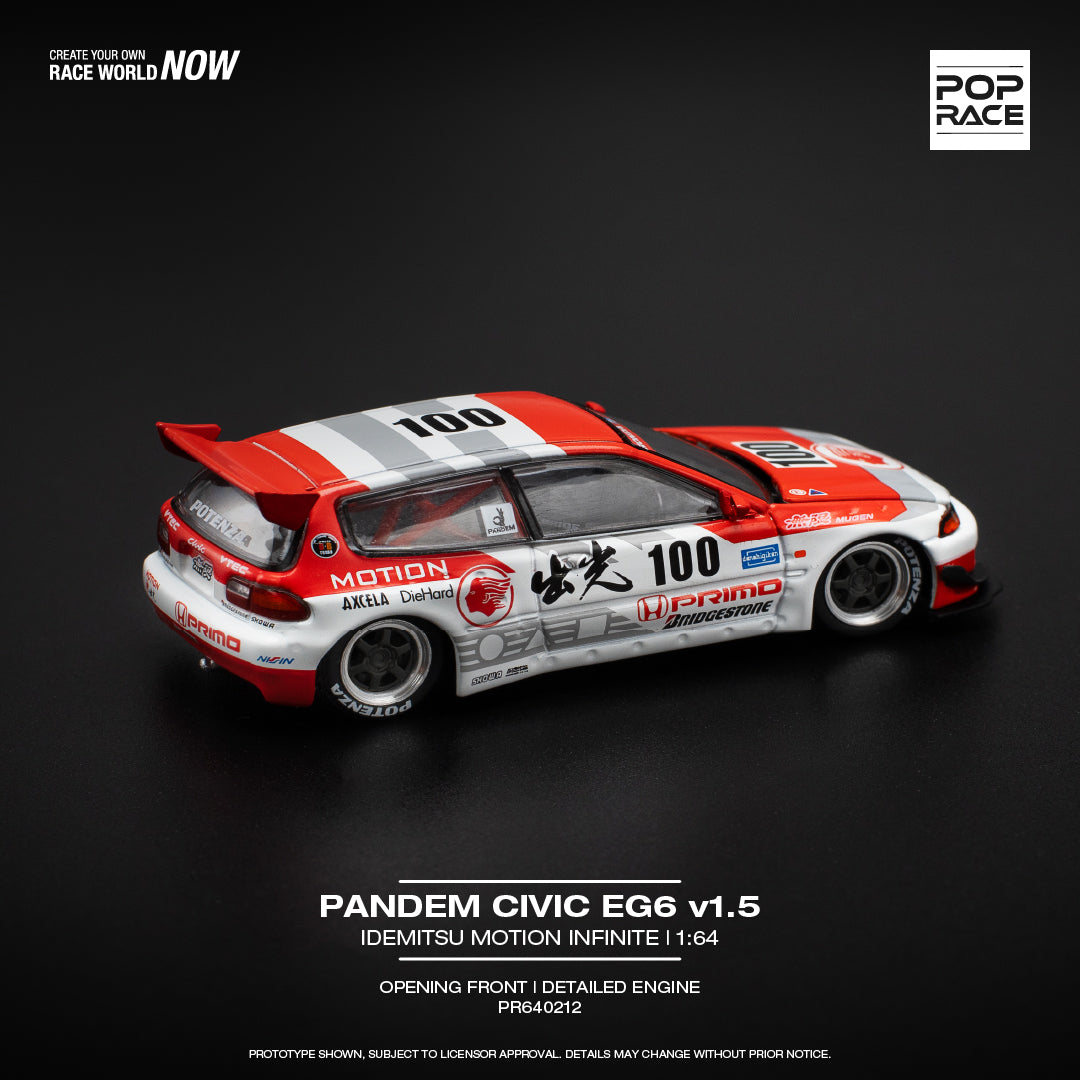 POP Race - Pandem Civic EG67 v1.5 Idemitsu Motion Infinite