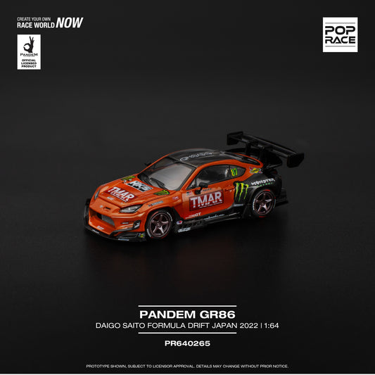 (Pre-Order) POP Race - Pandem GR86 Daigo Saito Formula Drift Japan 2022