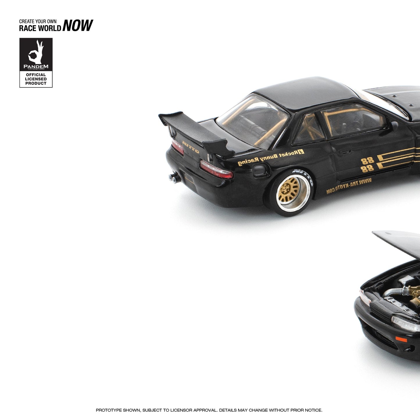(Pre-Order) POP Race - Pandem Silvia S13 Black