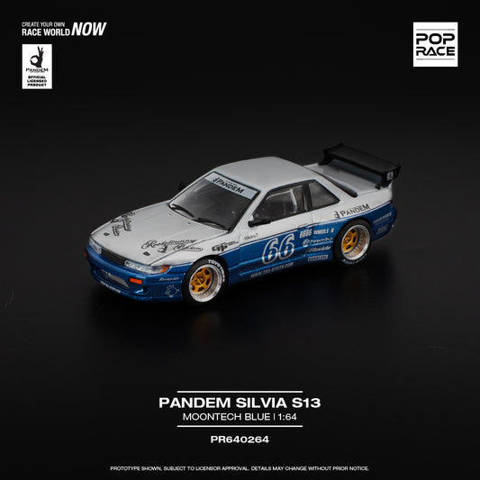 (Pre-Order) POP Race - Pandem Silvia S13 Moontech Blue
