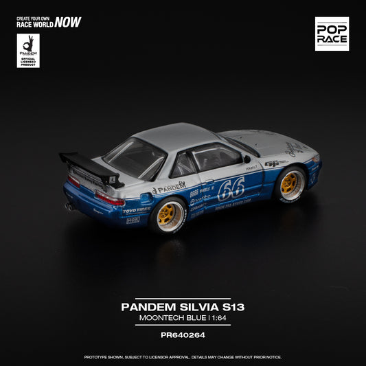 (Pre-Order) POP Race - Pandem Silvia S13 Moontech Blue