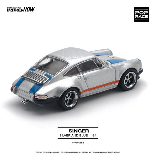 (Pre-Order) POP Race - Singer Silver and Blue