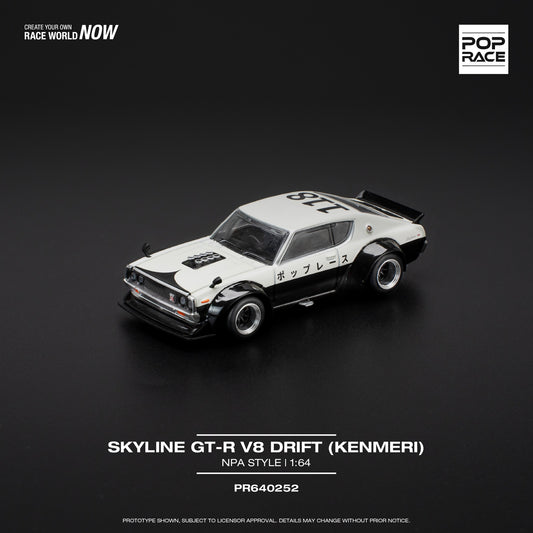 (Pre-Order) POP Race - Skyline GT-R V8 Drift (Kenmeri) NPA Style