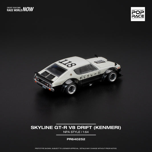 (Pre-Order) POP Race - Skyline GT-R V8 Drift (Kenmeri) NPA Style