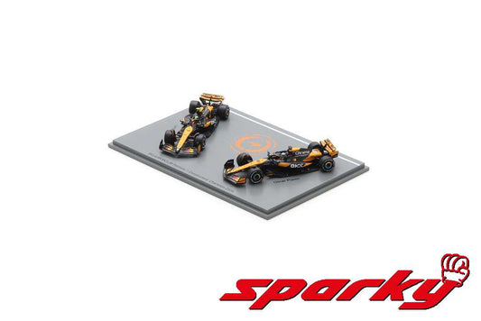 (Pre-Order) Sparky - McLaren MCL38 No.4 & No.81 Formula 1 Constructors' Champion 2024 Lando Norris & Oscar Piastri Set