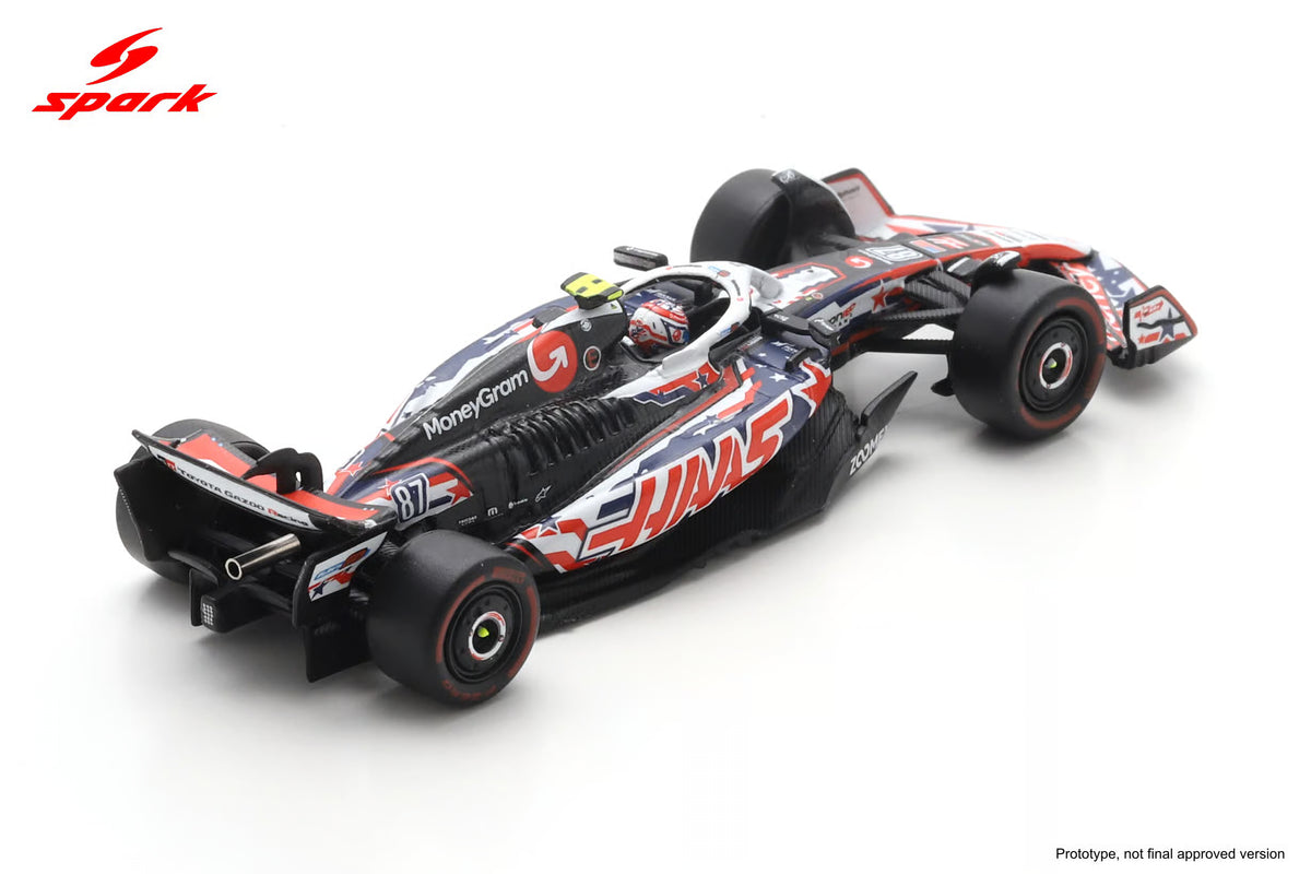 (Pre-Order) Sparky - Haas VF-25 #87 Oliver Bearman MoneyGram Haas F1 Team US GP 2025
