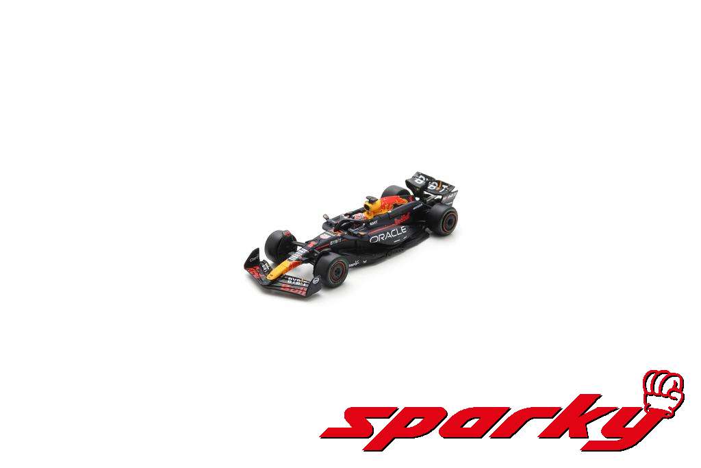 (Pre-Order) Sparky - Oracle Red Bull Racing RB20 No.1 Winner Brazilian GP 2024 Max Verstappen