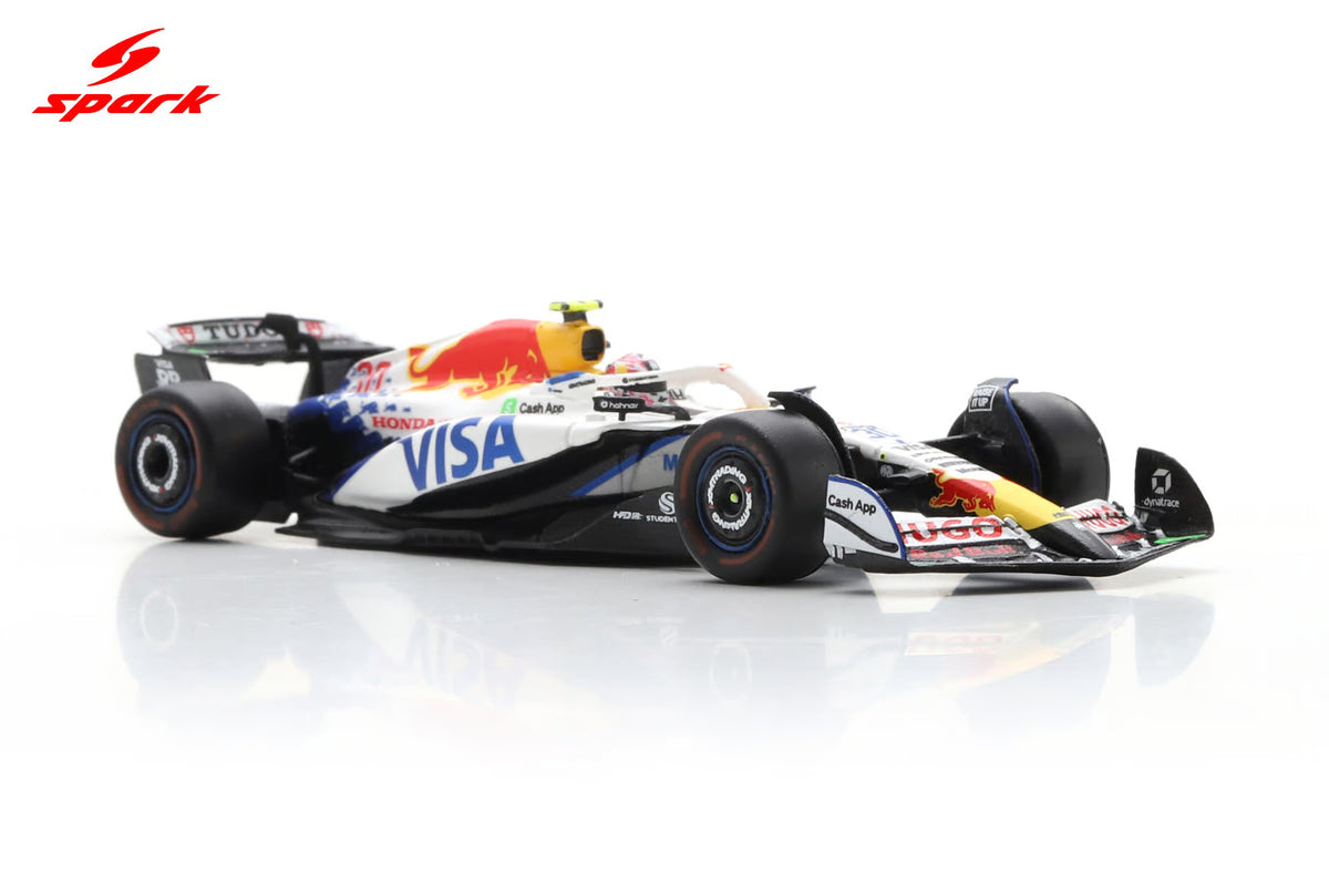 (Pre-Order) Sparky - Racing Bulls VCARB 02 No.30 Visa Cash App Racing Bulls Formula One Team Japanese GP 2025 Liam Lawson