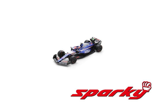 (Pre-Order) Sparky - Visa Cash App RB Formula One Team VCARB 01 No.30 9th US GP 2024 Liam Lawson (LL's First F1 Debut)