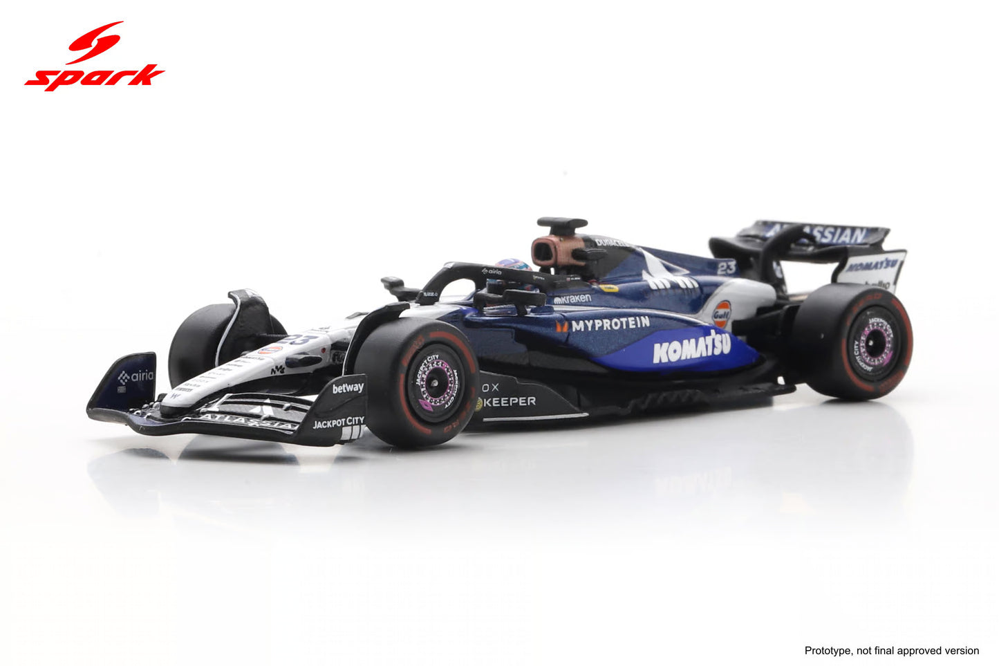 (Pre-Order) Sparky - Williams FW47 #23 Alexander Albon Williams Racing, US GP 2025