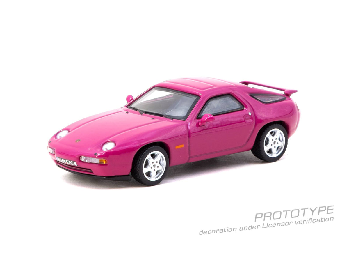 Tarmac Works 1:64 Porsche 928 GTS 1992 Rubystone Red diecast model with pop up headlights