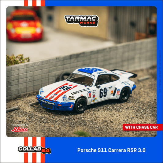 (Pre-Order) Tarmac Works - 1975 Porsche 911 Carrera RSR 3.0 #69 24h Le Mans