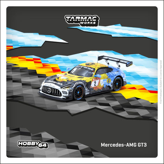 (Pre-Order) Tarmac Works - 2020 Mercedes Benz AMG GT3 #2 Y.Buurman/N.Bastian/P.Ellis/H.Haupt, Nürburgring 24h