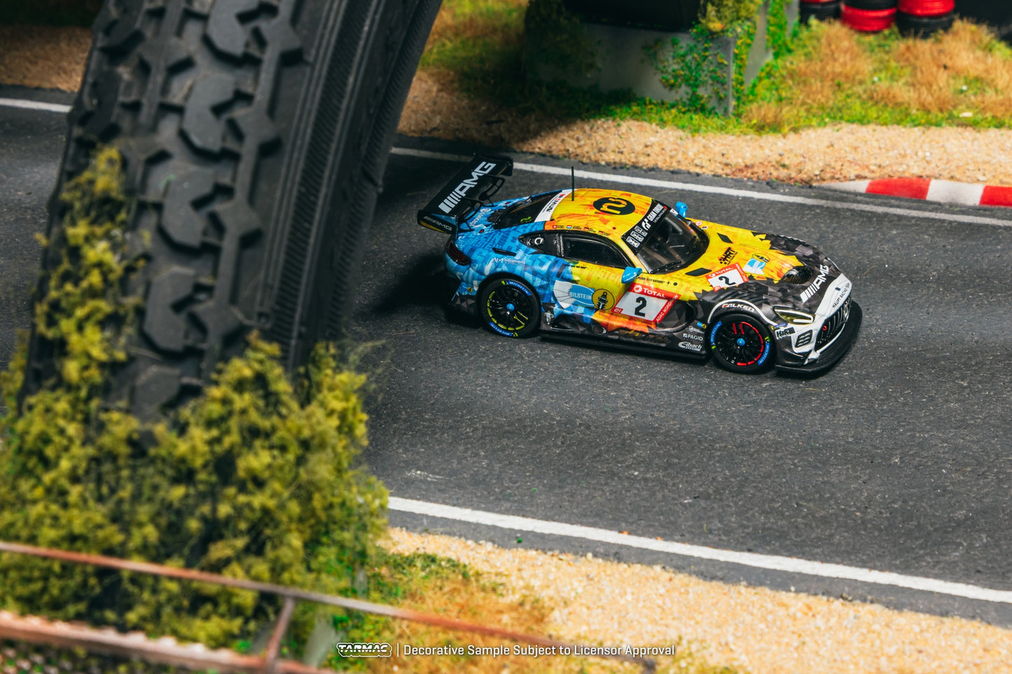 (Pre-Order) Tarmac Works - 2020 Mercedes Benz AMG GT3 #2 Y.Buurman/N.Bastian/P.Ellis/H.Haupt, Nürburgring 24h