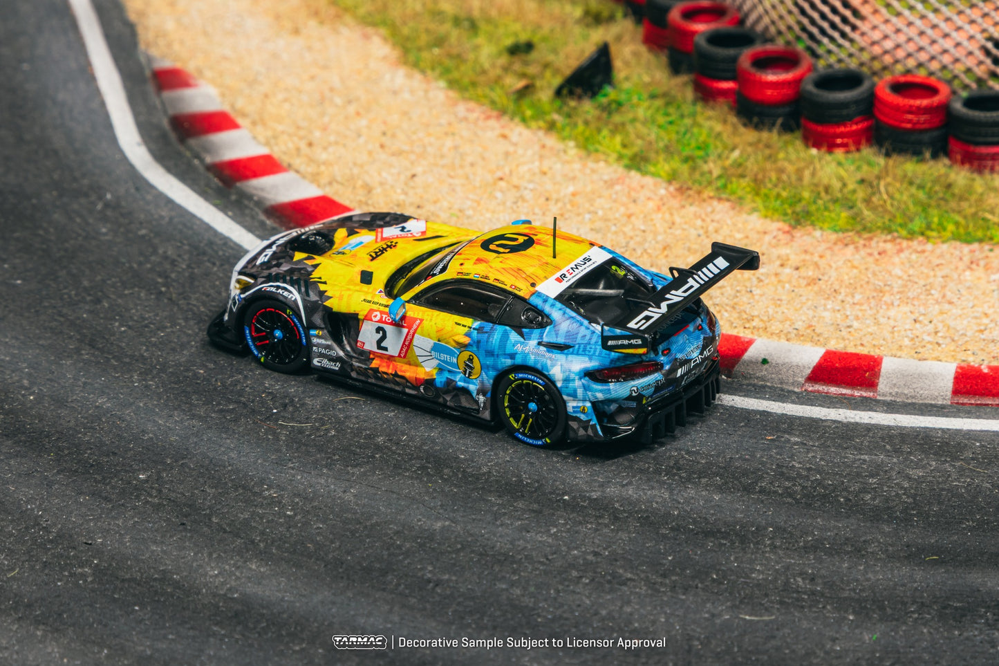 (Pre-Order) Tarmac Works - 2020 Mercedes Benz AMG GT3 #2 Y.Buurman/N.Bastian/P.Ellis/H.Haupt, Nürburgring 24h