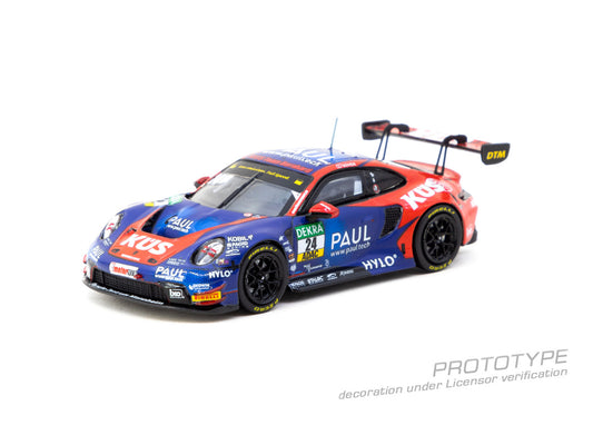 (Pre-Order) Tarmac Works - 2023 Porsche 911 GT3 R DTM #24 Ayhancan Güven