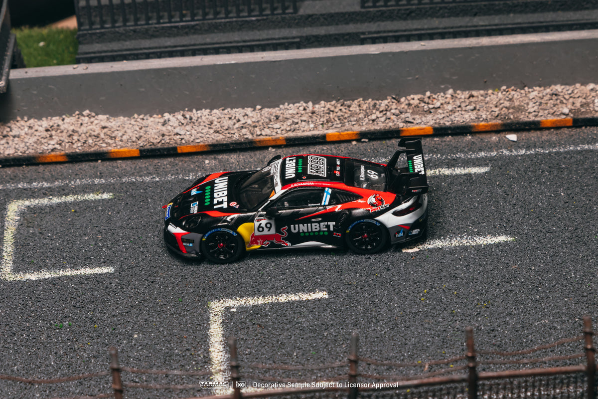 Tarmac Works Hobby64 Porsche 911 GT3 Cup 992 number 69 Kalle Rovanperä Porsche Carrera Cup Benelux 2024