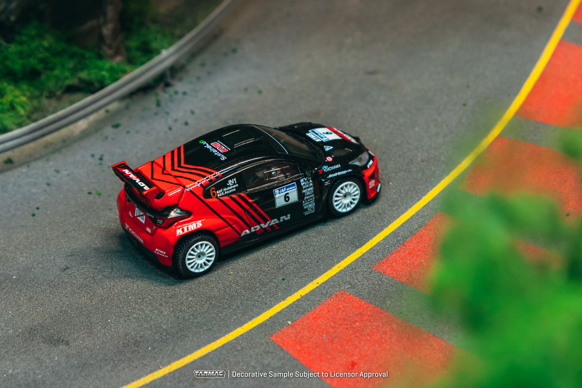 Tarmac Works Hobby64 Toyota GR Yaris Rally1 Hybrid number 6 Fumio Nutahara Japanese Rally Championship 2024