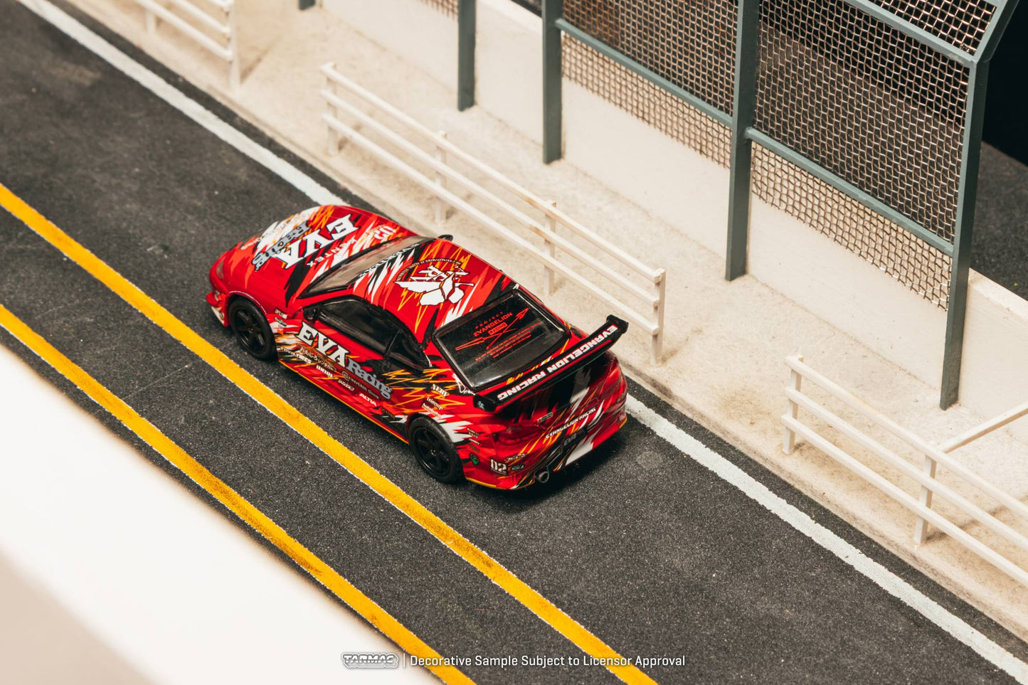 Tarmac Works Nissan Silvia S15 EVA RT Production Model-02 1:64 diecast. Top