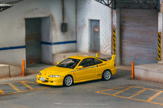 (Pre-Order) Tarmac Works - Honda Integra TYPE R DC2 MUGEN Sunlight Yellow