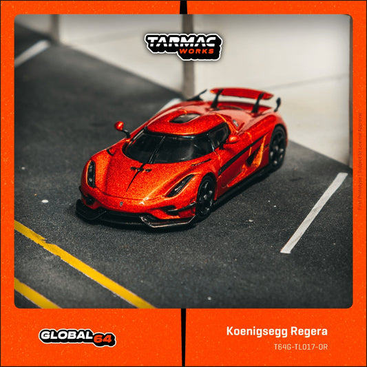 (Pre-Order) Tarmac Works - Koenigsegg Regera Orange Metallic