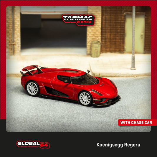 (Pre-Order) Tarmac Works - Koenigsegg Regera, Red Metallic