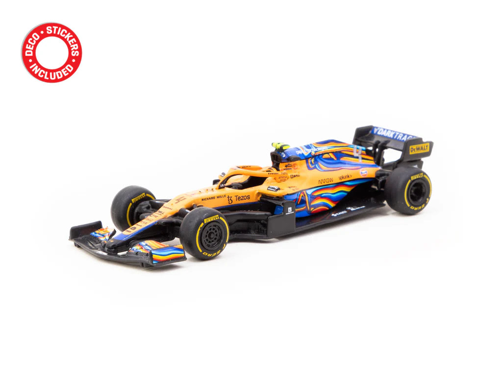 (Pre-Order) Tarmac Works - McLaren MCL35M Abu Dhabi Grand Prix 2021 Lando Norris #4