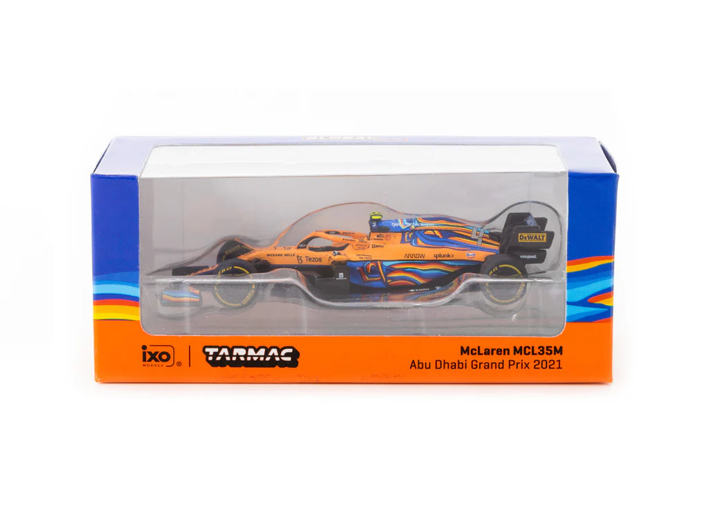 (Pre-Order) Tarmac Works - McLaren MCL35M Abu Dhabi Grand Prix 2021 Lando Norris #4