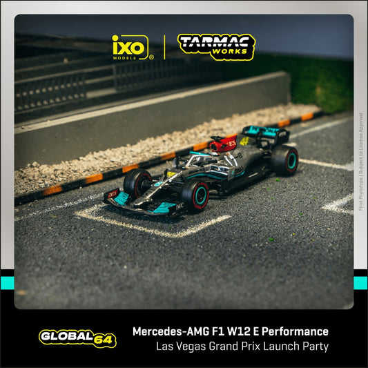 (Pre-Order) Tarmac Works - Mercedes Benz AMG F1 W12 E Performance Las Vegas Grand Prix Launch Party