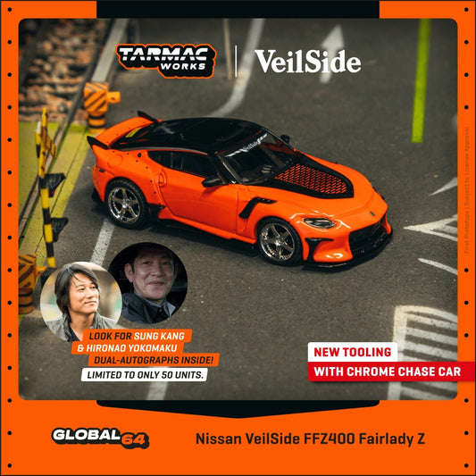(Pre-Order) Tarmac Works - Nissan VeilSide FFZ400 Fairlady Z, Orange