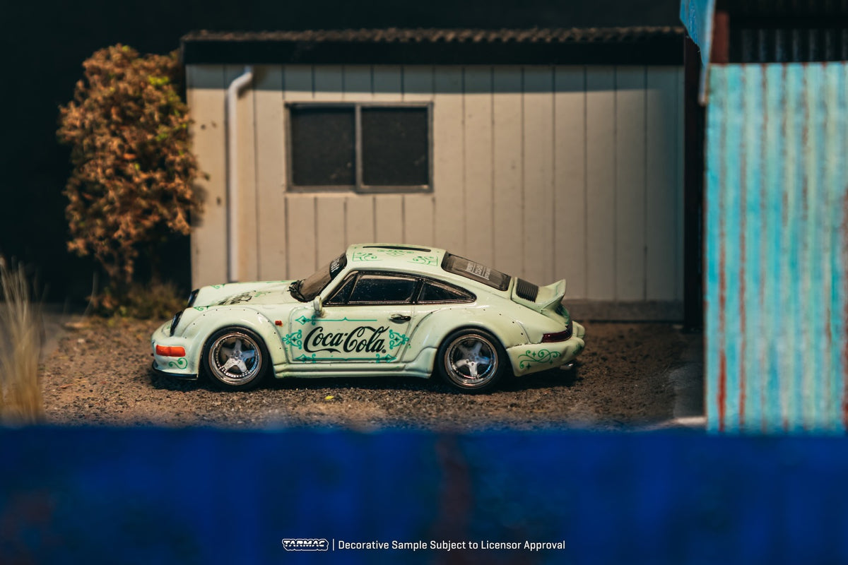Tarmac Works RWB 964 Coca-Cola 1:64 diecast model. Side