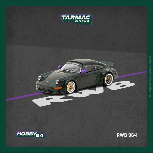 (Pre-Order) Tarmac Works - RWB 964 Green