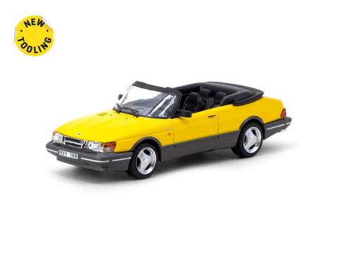 Tarmac Works - Saab 900 Turbo Convertible Yellow