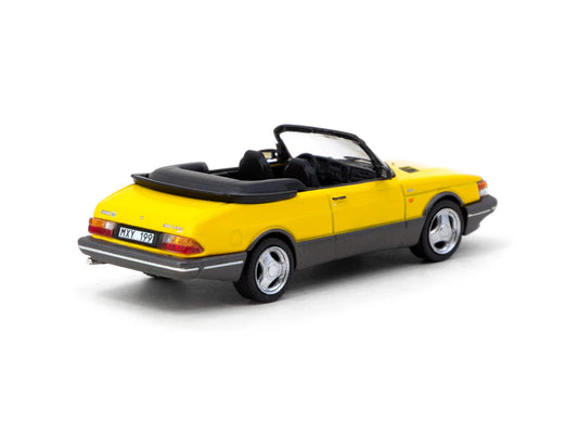Tarmac Works - Saab 900 Turbo Convertible Yellow