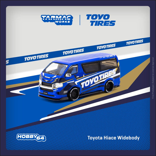 (Pre-Order) Tarmac Works - Toyota Hiace Widebody *Toyo Tires*