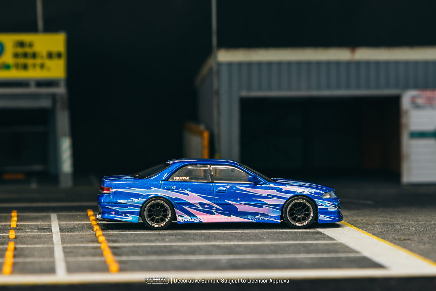 (Pre-Order) Tarmac Works - VERTEX Toyota Mark II JZX100 Blue Metallic