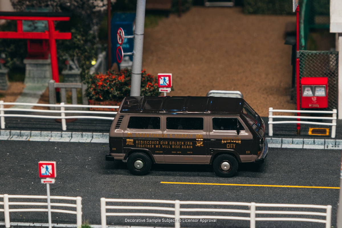 Tarmac Works Volkswagen T3 Transporter GRS x Tarmac collaboration van 1:64 Schuco diecast model. Side
